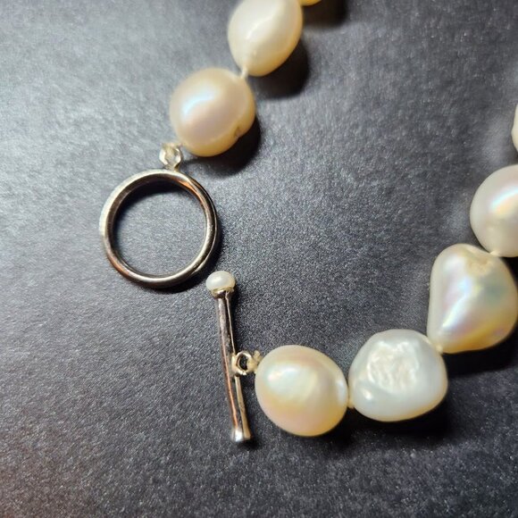 NEW Cultured Pearl Bracelet Jewelry Gift Pearls Stocking Stuffer Christmas Gift - Picture 3 of 4